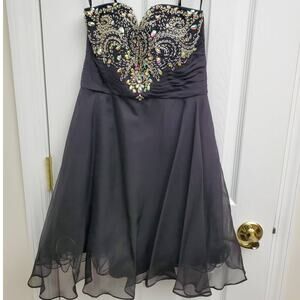 Alyce Paris Dress Prom Formal Sweet Sixteen Homecoming Embellished Beaded Corset
